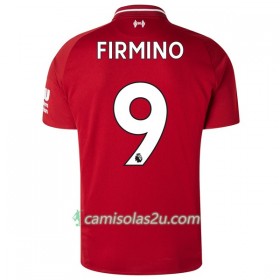 Camisolas de Futebol Liverpool Firmino 9 Equipamento Principal 2018/19 Manga Curta